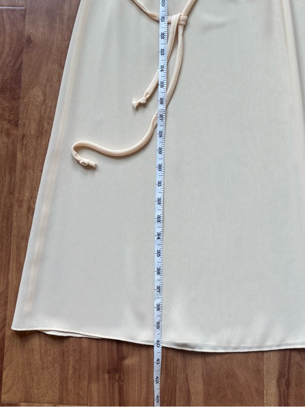 Vintage Soft Feminine Yellow Ruffle-Sleeve Midi Dress, Deadstock, BNWT, Sz Small - Picture 12 of 13